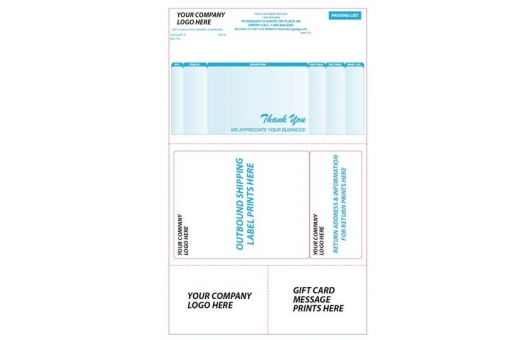 Chicago Tag and Label custom packing slips