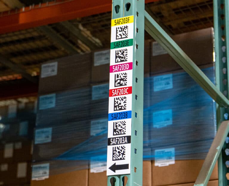 Rack Labeling Systems | Durable Warehouse Rack Labels