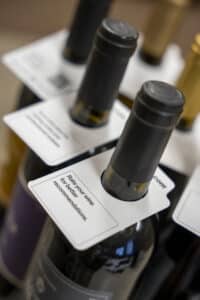Promotional wine tag